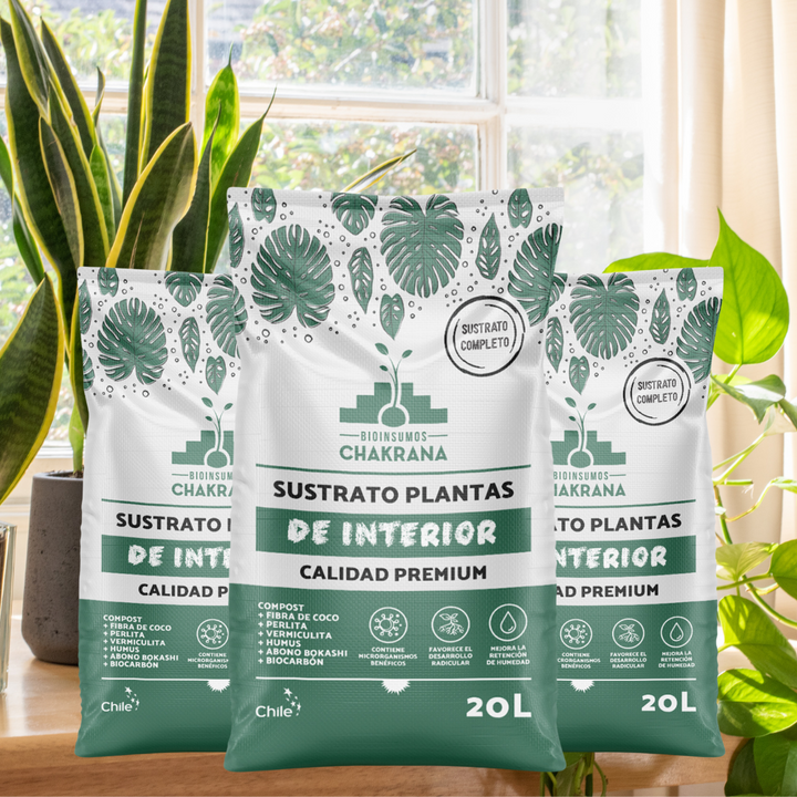 Pack Sustrato Plantas de Interior