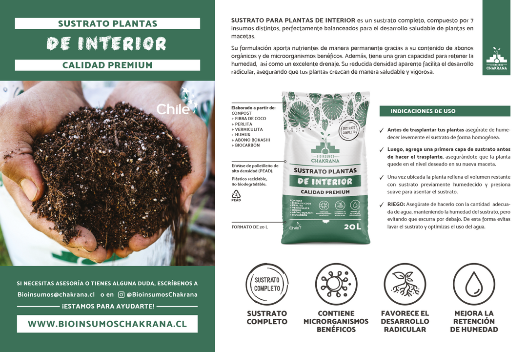 Pack Sustrato Plantas de Interior