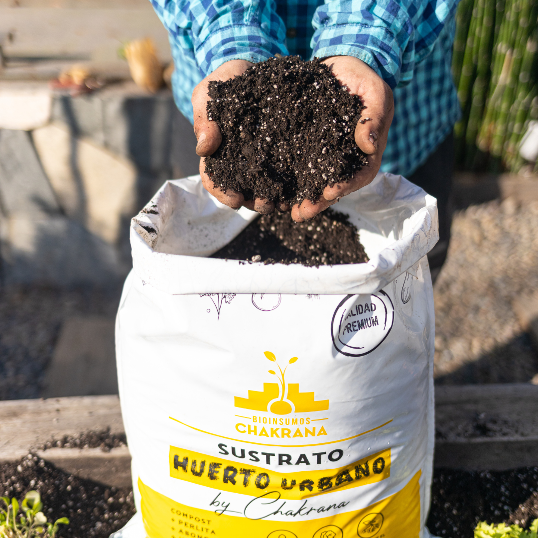 Sustrato Huerto Urbano Chakrana 20L | Abonado y listo para usar