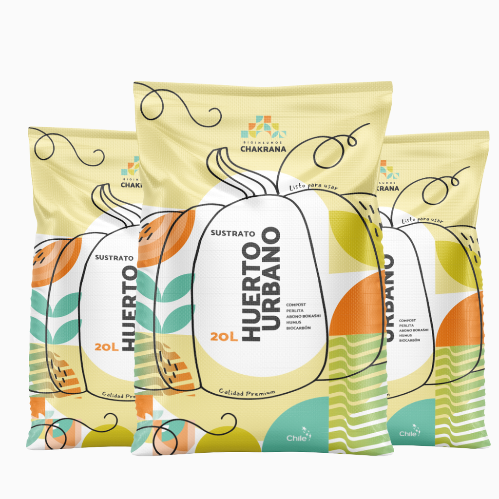 Pack Sustrato Huerto Urbano Chakrana