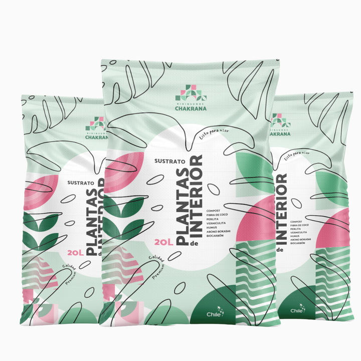 Pack Sustrato Plantas de Interior Chakrana