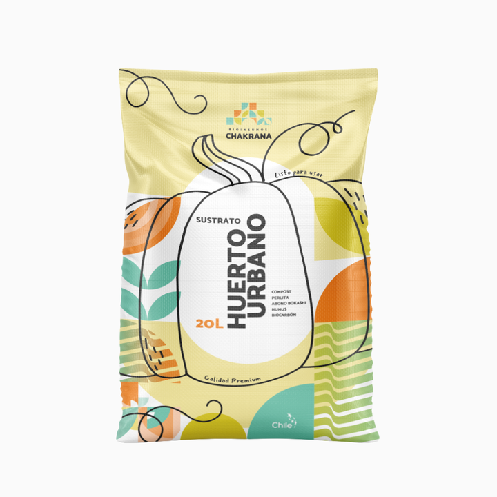 Sustrato Huerto Urbano Chakrana 20L | Abonado y listo para usar