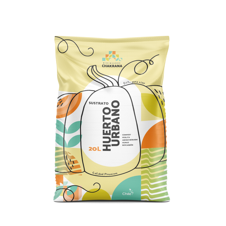 Sustrato Huerto Urbano Chakrana 20L | Abonado y listo para usar